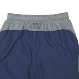 NIKE Mens Shorts Blue & Grey Casual L W30 Sports Swim Training