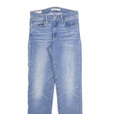 LEVI'S 712 BIG E Womens Jeans Blue Slim Straight Denim Light W28 L30 Slim Fit