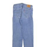 LEVI'S 712 BIG E Womens Jeans Blue Slim Straight Denim Light W28 L30 Slim Fit