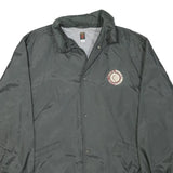 MODIA Mens Grey Button Jacket L Polyester Blend Plain Lightweight Outerwear