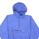 OBERMEYER Womens Blue Outdoor Jacket L Polyester Blend Plain Zip Hooded