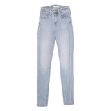 LEVI'S 721 High Rise Skinny Womens Jeans Blue Slim Denim Light W24 L32 Skinny