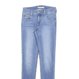 LEVI'S 710 Womens Slim Blue Denim Light Wash Jeans W26 L30 Skinny Fit