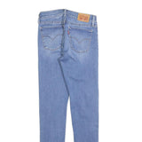 LEVI'S 710 Womens Slim Blue Denim Light Wash Jeans W26 L30 Skinny Fit