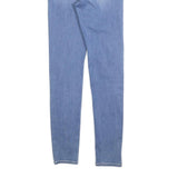 LEVI'S 710 Womens Slim Blue Denim Light Wash Jeans W26 L30 Skinny Fit
