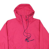 EDDIE BAUER Womens Pink Outdoor Jacket M Polyester Blend Plain Zip Hooded