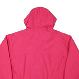 EDDIE BAUER Womens Pink Outdoor Jacket M Polyester Blend Plain Zip Hooded
