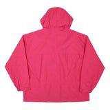 EDDIE BAUER Womens Pink Outdoor Jacket M Polyester Blend Plain Zip Hooded