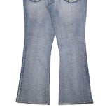 AMETHYST Womens Jeans Blue Regular Flared Denim Medium W31 L28 Stylish