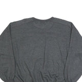 THE BEST Womens Grey Cotton Blend Crew Neck S Sweatshirt Cartoon Graphic Casual