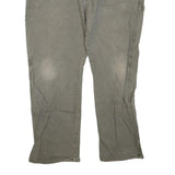 DICKIES Mens Regular Fit Straight Leg Denim Grey W40 L28 Workwear Zip Cotton