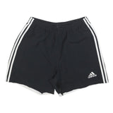 ADIDAS Mens Black Sports Shorts M W31 Polyester Blend Athletic Gym