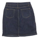 FUBU Womens Blue Denim Mini Cotton Skirt S Casual Streetwear Urban