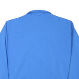 COLUMBIA Mens Blue Softshell Jacket XL Polyester Blend Zip Outdoor Sportswear
