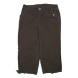 SONOMA Womens Shorts Black Casual XL W34 Button Cotton Blend