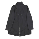 MISS SIXTY Womens Black Jacket L Polyester Zip Plain Stylish Casual