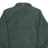 JEANTEX Mens Green Polyester Blend Jacket M Zip Plain Outdoor Casual