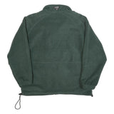 JEANTEX Mens Green Polyester Blend Jacket M Zip Plain Outdoor Casual
