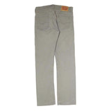 LEVI'S Mens Jeans Beige Regular Straight Denim Medium W30 L30 Classic Zip