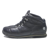 TIMBERLAND Mens Black Leather Lace-Up Boots UK 8.5 Durable Comfort Outdoor Wear