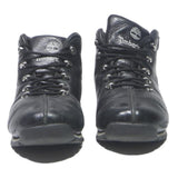 TIMBERLAND Mens Black Leather Lace-Up Boots UK 8.5 Durable Comfort Outdoor Wear