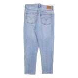 LEVI'S 501S Womens Jeans Blue Slim Straight Denim Light W28 L24 Distressed