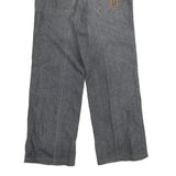 YIN HU Womens Jeans Blue Regular Straight Denim Medium W28 L27 Cargo Pockets