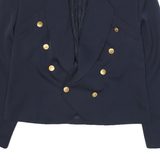 JOBIS Mens Navy Blue Blazer Jacket S Polyester Blend Double Breasted Formal