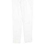 CHARLES VOGELE Womens Jeans White Slim Skinny Denim W26 L30 Zip Cotton Blend