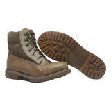 TIMBERLAND Womens Ankle Boots Leather Brown UK 7.5 Sturdy Lace-Up Outdoor