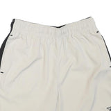 REEBOK Mens Shorts White & Black Casual M W28 Polyester Blend