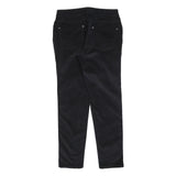 GUESS Womens Cotton Blend Black Slim Skinny Trousers W32 L32 Stylish Comfort