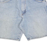 WRANGLER Mens Shorts Blue Denim Casual S W30 Cotton Blend Summer Relaxed Fit