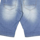 CUSHEN JEANS Mens Denim Blue Casual Shorts M W36 Comfortable Cotton