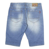 CUSHEN JEANS Mens Denim Blue Casual Shorts M W36 Comfortable Cotton