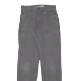 CARHARTT Mens Cotton Blend Grey Relaxed Straight Trousers W28 L32 Workwear
