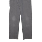 CARHARTT Mens Cotton Blend Grey Relaxed Straight Trousers W28 L32 Workwear