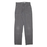 CARHARTT Mens Cotton Blend Grey Relaxed Straight Trousers W28 L32 Workwear