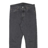LEVI'S 501 Womens Jeans Black Regular Straight Denim Medium W31 L27 Classic Fit