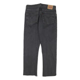 LEVI'S 501 Womens Jeans Black Regular Straight Denim Medium W31 L27 Classic Fit