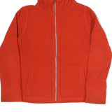 CALVIN KLEIN PERFORMANCE Mens Red Hoodie Jacket L Polyester Blend Zip Casual