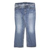 SILVER JEANS Womens Blue Regular Fit Straight Denim Light Wash W36 L28 Classic