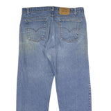 LEVI'S 505 Mens Jeans Blue Regular Straight Denim Medium W38 L29 Classic Fit Zip