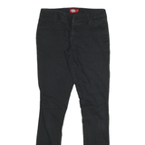 DICKIES Womens Jeans Black Slim Skinny Denim Woven Cotton Blend W26 L27 Classic