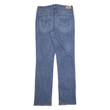 LEVI'S 505 Womens Jeans Blue Regular Straight Denim Medium W29 L34 Classic Style