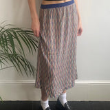 Unbranded Maxi Skirt - 28W UK 8 Multicoloured Cotton Blend