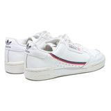 ADIDAS Continental 80 Boys White Leather Trainers UK 4 Retro Classic Design