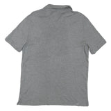 POLO RALPH LAUREN Mens Grey Short Sleeve S Plain Cotton Blend Polo Shirt