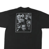 SHAKA Mens Black Graphic T-Shirt L Short Sleeve Crew Neck Iconic Rap Artists