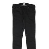 LEE Womens Black Slim Skinny Denim Jeans Cotton Blend W29 L31 Classic Zip